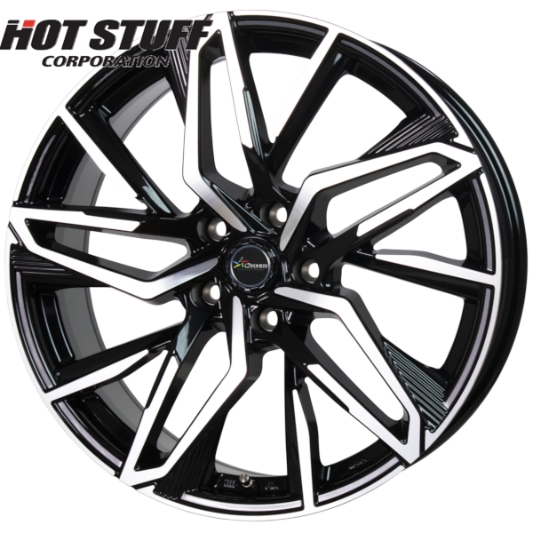 注文用 ホイールのみ1本 HOT STUFF Chronus CH-112 (MB/P) 19インチ 7.5J PCD：