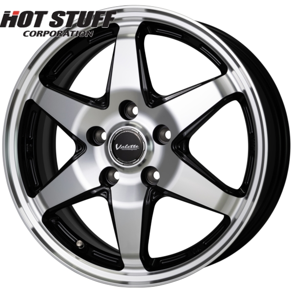 ホイール4本セット HOT STUFF Valette ANKRAY 16インチ 6.0J PCD：114.3/5H インセット：40 ヴァレット アンクレイ