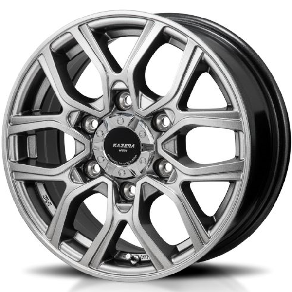 ホイール4本セット JAPAN三陽 KAZERA H301 (カゼラH301) 15インチ 6.0J