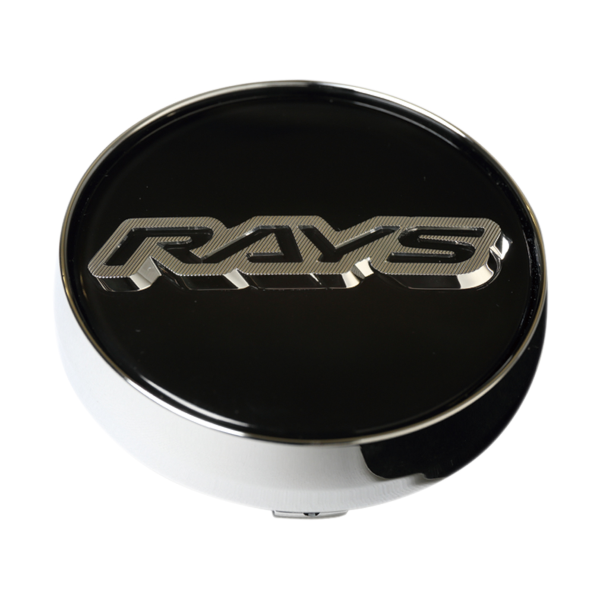 RAYS レイズ VERSUS 標準設定センターキャップ No.72 GENERAL CAP V1 Hi BK/Chrome 4個 61020000004BC
