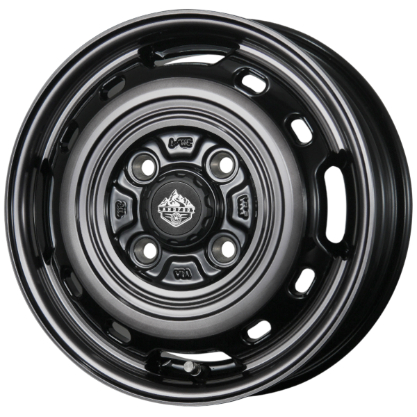 ホイール4本セット TOPY LANDFOOT XFG (ランドフット エックスエフジー) 14インチ 5.0J PCD：114.3 穴数：4 インセット：45 (SC/P)