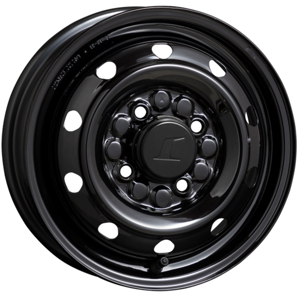 ホイール4本セット TOPY カラースチールホイール (ブラック) 12インチ