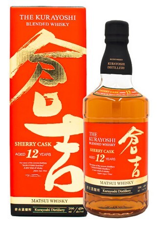 マツイ ブレンデッドウイスキー 倉吉 シェリーカスク 12年 700ml 6本_1
