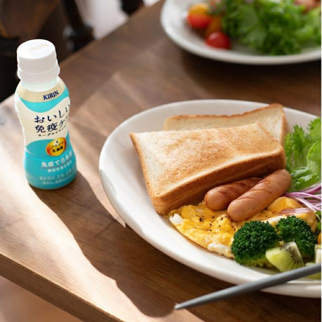 キリン　おいしい免疫ケア　ラベルレス　100ml×30本入り×3ケース　合計90本　ペットボトル　プラズマ乳酸菌　機能性表示食品　日々の健康管理に