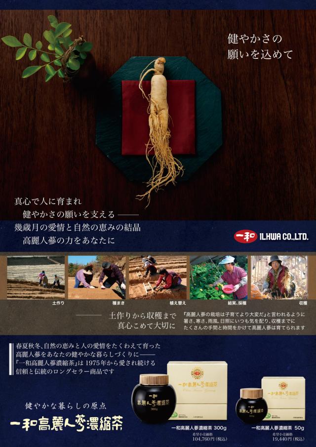 一和高麗人参濃縮茶300g 高麗人参 一和高麗人参茶 濃縮茶