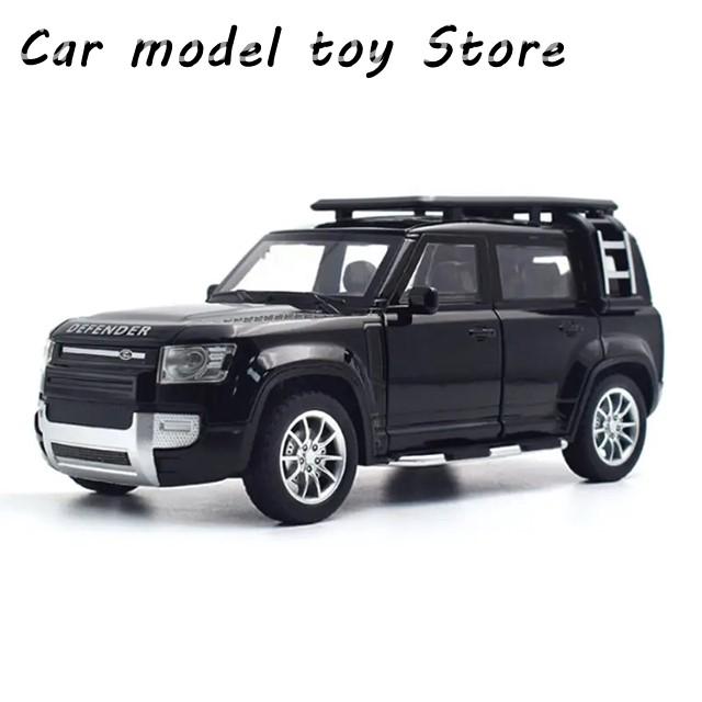1/24ランドローバーディフェンダーSUV合金カーモデルダイキャスト金属オフロード車カーモデルシミュレーション