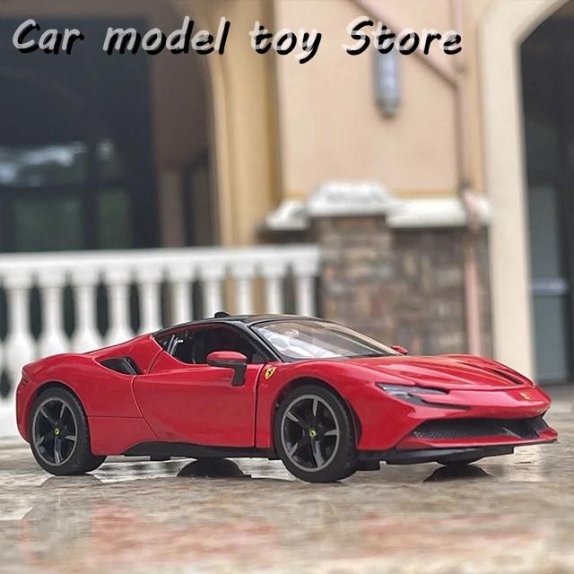 1:32 フェラーリ ラフェラーリ合金スポーツカーモデルダイキャスト金属おもちゃの車車モデル高シミュレーション音と光キッズギフト -  AliExpress ダイキャスト 1:32 おもちゃの車 合金モデル パナメーラに適しています 金属製車両  子供用ギフトコレクション(Black,Wit 金属ダイキャストモデル車 1:32 フェラーリ ラフェラーリ 合金スポーツカーモデル シミュレーション サウンドとライト おもちゃ