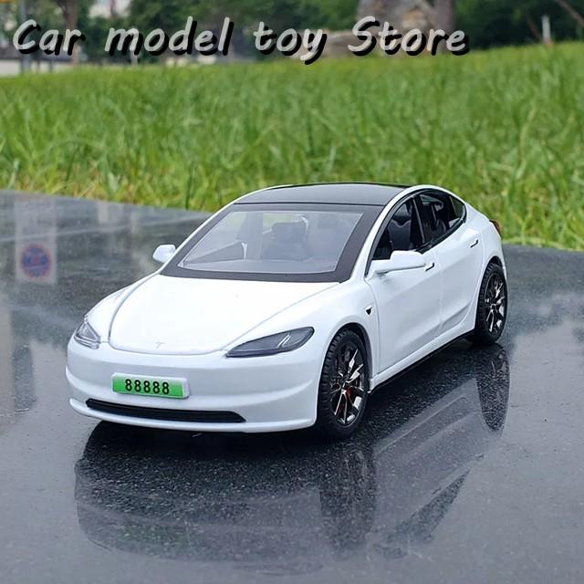 2024 NEW 1:32 MODEL3 合金モデルカー ダイキャスト メタルキャスト サウンド＆ライト 乗り物