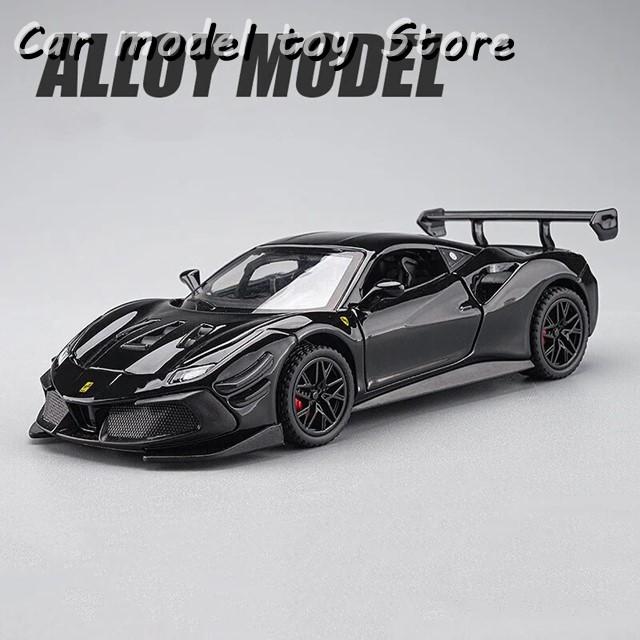 1:32 488 スーパーカー合金車ダイキャスト/玩具車 車モデル サウンド/ライト プルバックカー
