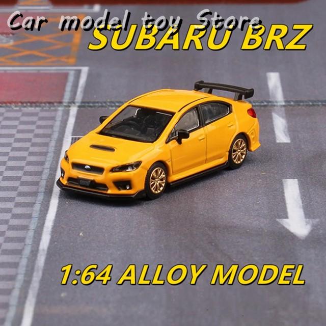 1/64 限定版 スバルBRZ TS STI 合金スポーツカーモデル ダイキャスト 金属車モデル シミュレーション 小売箱付き 装飾品