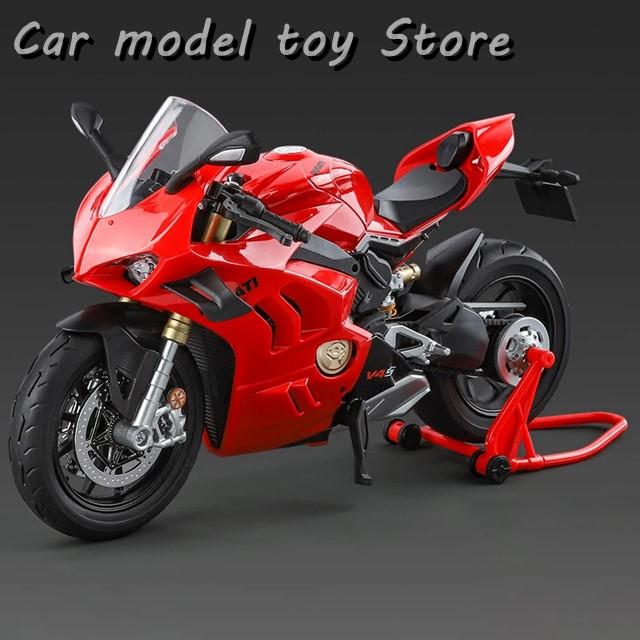 Ducatiダイキャストスプレー 1:7ドゥカティ V4 オートバイ合金モデル