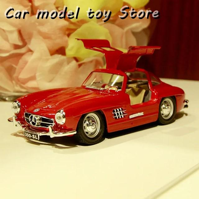 1:24 メルセデス ベンツ 300SL 1954 合金カーダイキャスト＆車