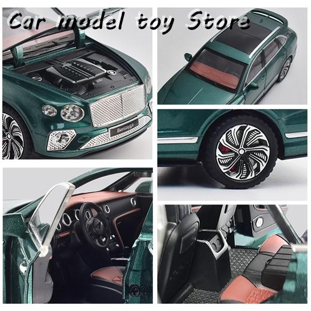 1:24 BENTAYGA SUV 合金カーダイキャスト/トイビークル カーモデル サウンド/ライト機能付き プルバック式