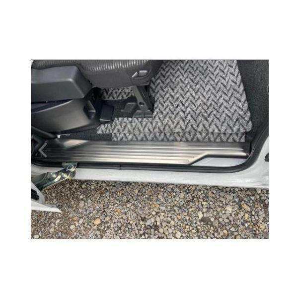 ステップガード ダイハツ アトレー S700V S710V サイド スカッフプレート ガーニッシュ 傷防止 汚れ防止 ステンレス 内装 パー ダイハツ新型 アトレー S700V S710Vドアステップガード