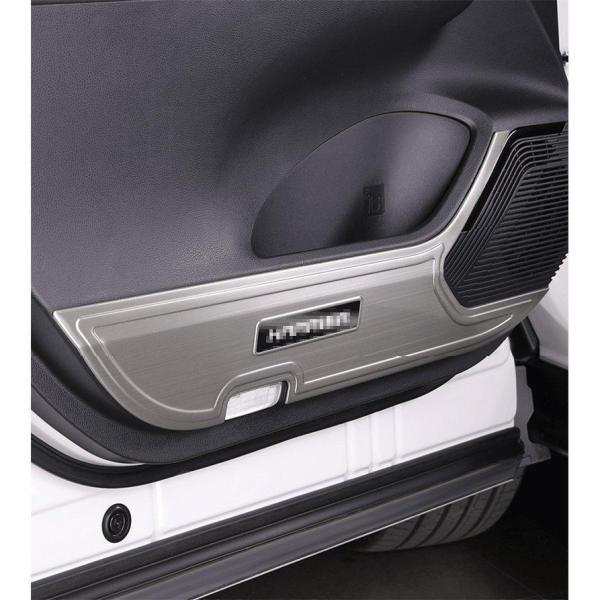 ドアプロテクター 専用 内装 ドアパネル ステンレス製 保護 傷防止 鏡面 ドアトリムガード ２色 4P | トヨタ ランドクルーザープラド ドアインナー パネル