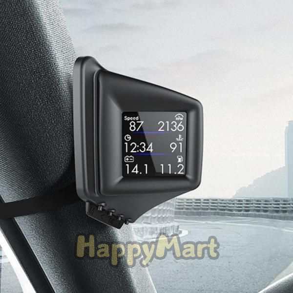 OBD2 水温計 速度計 ヘッドアップディスプレイ HUD タコメーター