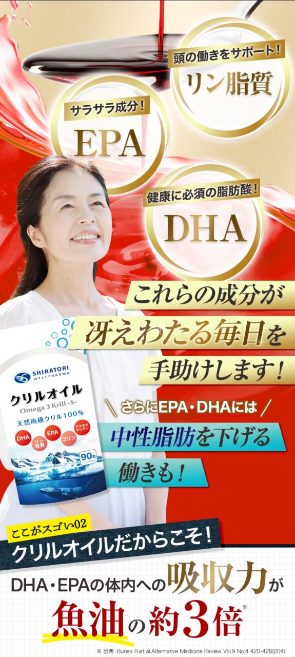 オメガ3 DHA EPA クリルオイル サプリメント オメガ3クリルS 90粒×3袋 90日分 メール便 アスタキサンチン リン脂質 コリン 日本製 日本国内GMP認定工場製造 送料無料 タイムセール_7