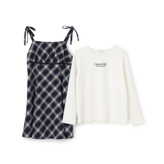 【インナーセット】チェックキャミワンピース'【50％OFF】【SALE】【O_50】【outlet】_1