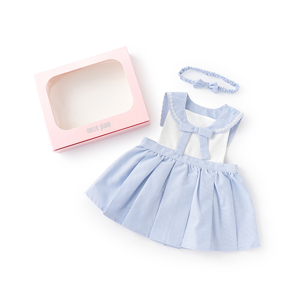 メゾピアノ(mezzo piano)【BOXつき】セーラーエプロン＆ヘアバンドセット