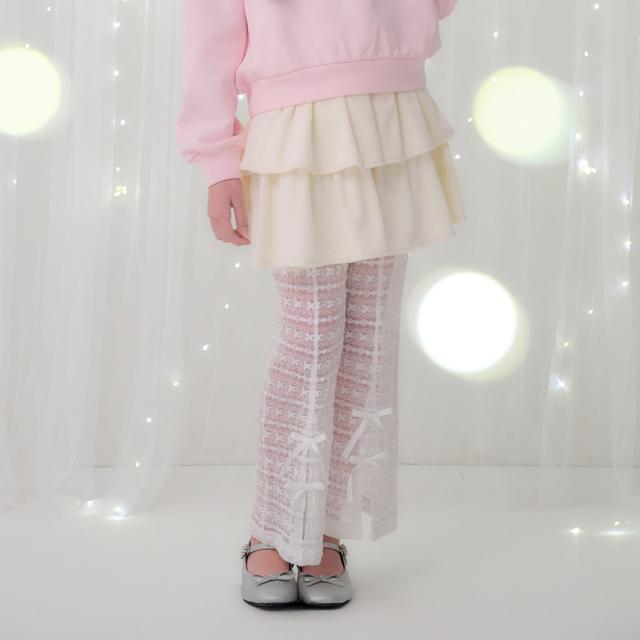 ティアードスカート＆レースパンツセット'【50％OFF】【SALE】【O_50】【outlet】