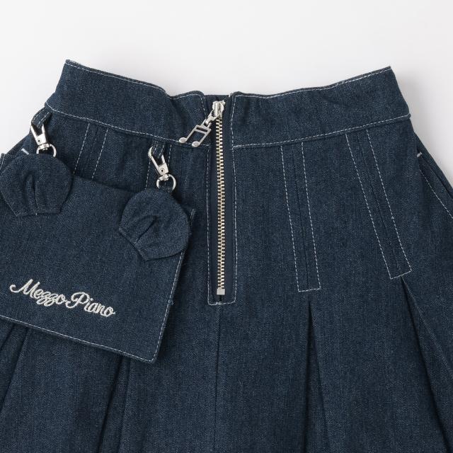 【人気商品再入荷】【直営店で取り扱い無し】移動ポケットつき　前ジップスカパン【60％OFF】【SALE】【O_60】【outlet】【outlet】【ot】_1