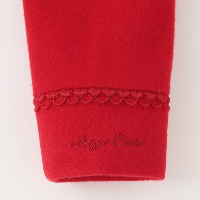 リボンカラー　ウールコート【60％OFF】【SALE】【O_60】【outlet】【ot】_4