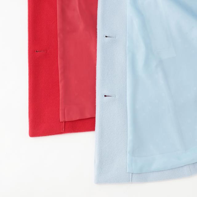 リボンカラー　ウールコート【60％OFF】【SALE】【O_60】【outlet】【ot】_7