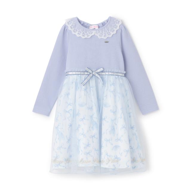 バレエ柄　ドッキングワンピース【40％OFF】【SALE】【O_40】【outlet】【outlet】【ot】_8