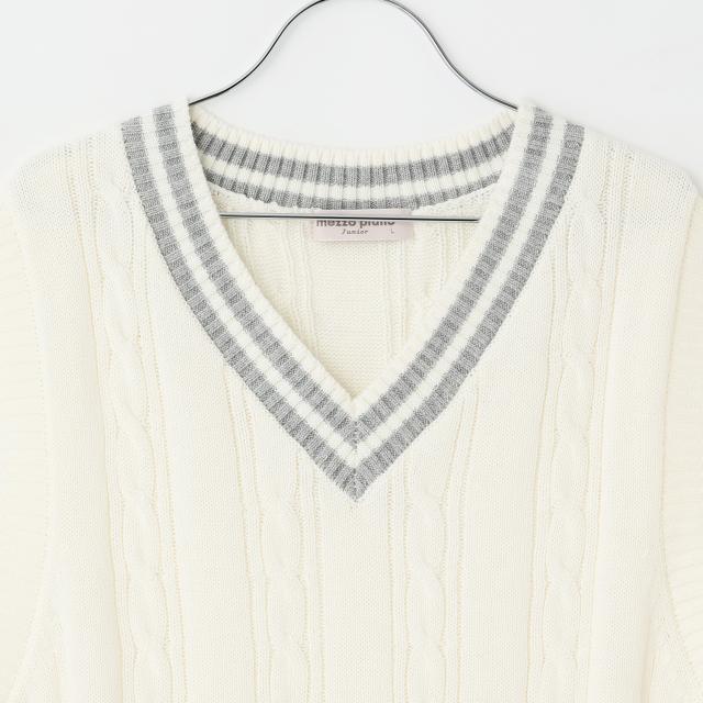 ニットベスト＆シャツワンピースセット【20％OFF】【SALE】【O_29】【26SS】【SSSL】_2