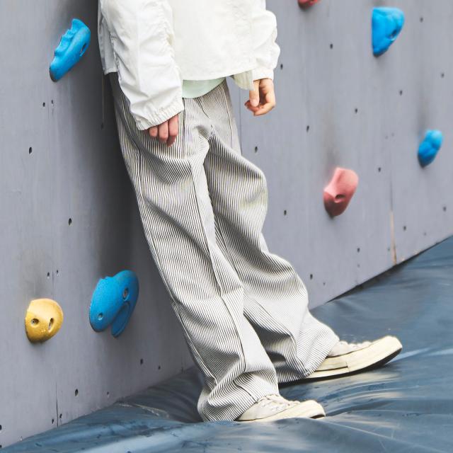 ポンポネットジュニア(pom ponette junior)イージーストレートパンツ