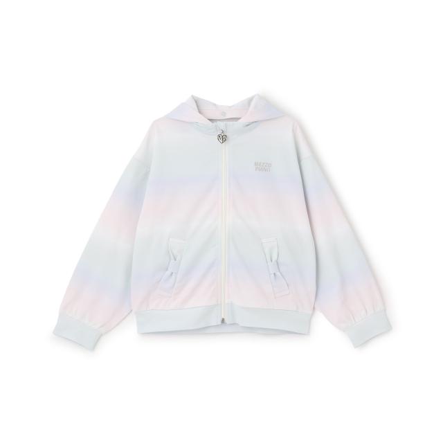メゾピアノ(mezzo piano)【人気商品再入荷】【直営店で取り扱い無し】UVカット　ZIPパーカ