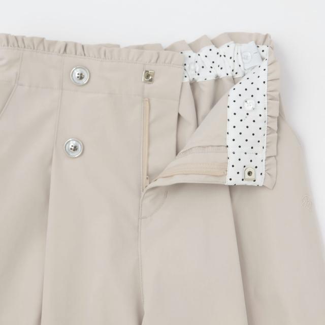ポンポネットジュニア(pom ponette junior)サスペンダーつき釦ワイドパンツ_2