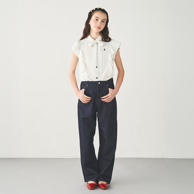ポンポネットジュニア(pom ponette junior)デニムパンツ_5