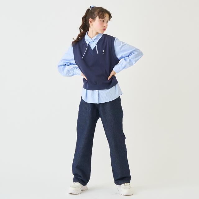 ポンポネットジュニア(pom ponette junior)デニムパンツ_8