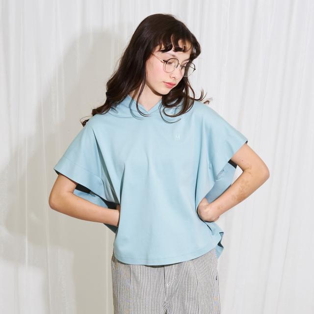 ポンポネット　アミ(POM PONETTE AMI)【AMI】【接触冷感】フレンチパーカ
