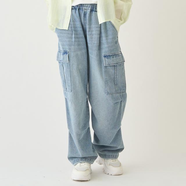 【130cmあり】デニムカーゴパンツ【30％OFF】【SALE】【O_30】【26SS】【SSSL】 8,490円