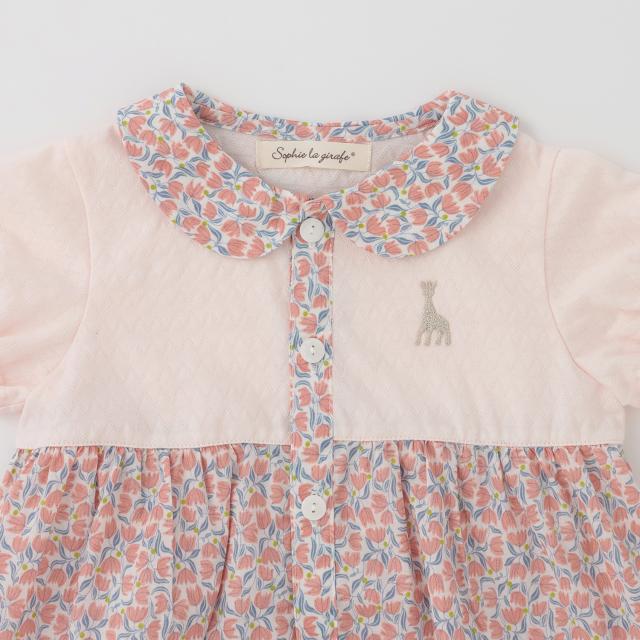 キリンのソフィー(Sophie la girafe)花柄ワンピース【日本製】_1