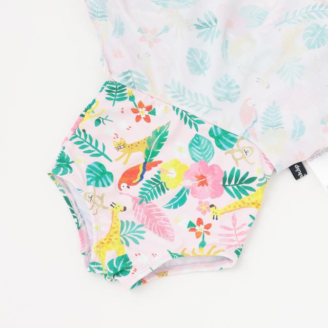 クレードスコープ(kladskap)【SWIM】トロピカル柄ワンピース水着【UVカット】_4
