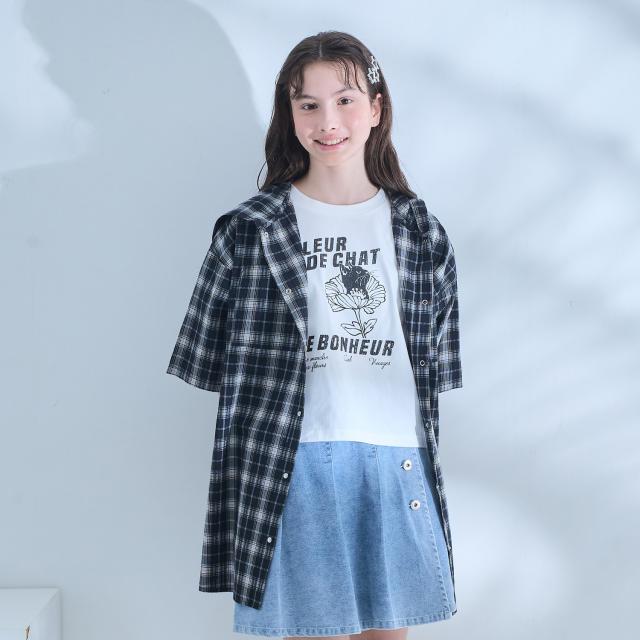 ポンポネット　アミ(POM PONETTE AMI)【AMI】半袖フードシャツ×Tシャツセット