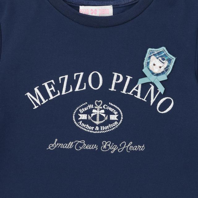 メゾピアノ(mezzo piano)チェックセーラー衿つき　半袖Tシャツ【遮熱・接触冷感・吸水速乾・UVカット】_7