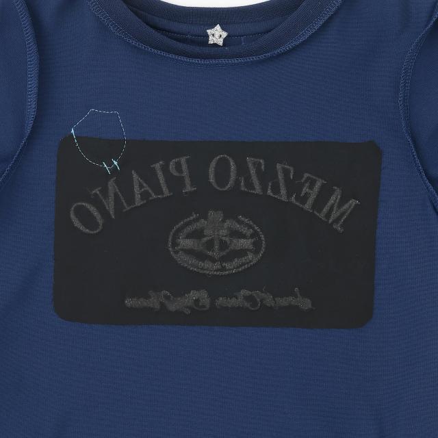 メゾピアノ(mezzo piano)チェックセーラー衿つき　半袖Tシャツ【遮熱・接触冷感・吸水速乾・UVカット】_8