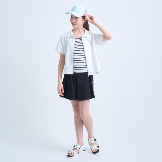 ポンポネットジュニア(pom ponette junior)【SWIM】【UVカット】ジップアップコーデ3点セット_2