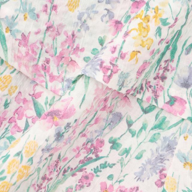 キリンのソフィー(Sophie la girafe)リップル花柄ベビースーツ【日本製】_8