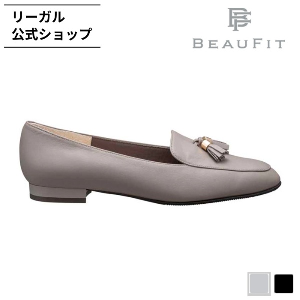 公式 BEAUFIT A76W 晴雨兼用タッセル付きパンプス グレー パンプス レディース ビューフィット REGAL CORPORATION リーガル コーポレーション