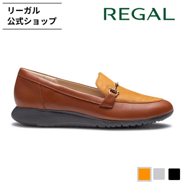 リーガル 公式 REGAL F67R ビットローファー レッドブラウン カジュアルシューズ レディース