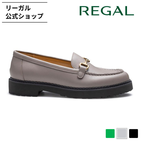 リーガル 公式 REGAL F69R ビットローファー グレー カジュアルシューズ レディース |