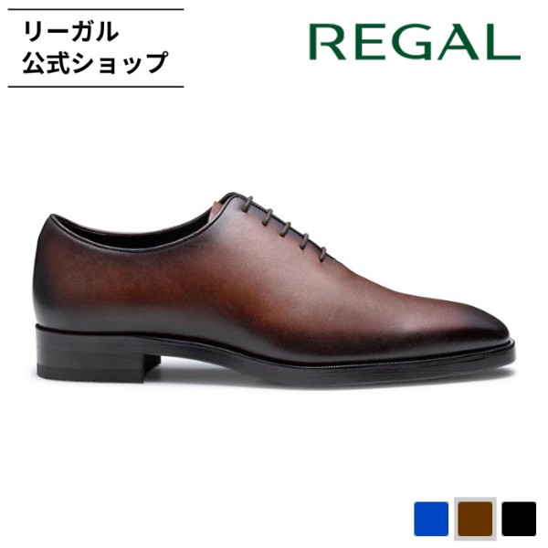 リーガル 公式 REGAL 24GL ホールカット ダークブラウン ビジネスシューズ メンズ |