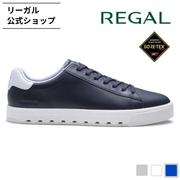 リーガル 公式 REGAL 61HL コートスニーカー GORE-TEX SURROUND ネイビーホワイト スニーカー メンズ リーガル