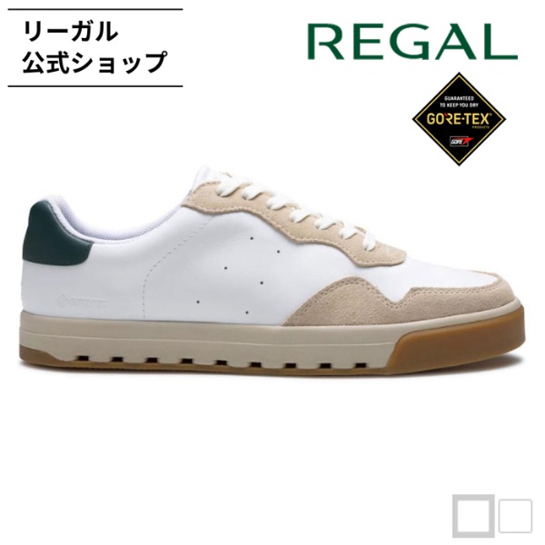 リーガル 公式 REGAL 64JL スニーカー GORE-TEX SURROUND ホワイトベージュ スニーカー メンズ リーガル