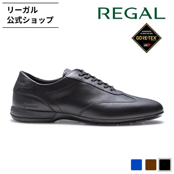 リーガル 公式 REGAL 70CL レザースニーカー GORE-TEX ブラック スニーカー メンズ | ゴアテックス 靴 レザー 本革 革靴 撥水